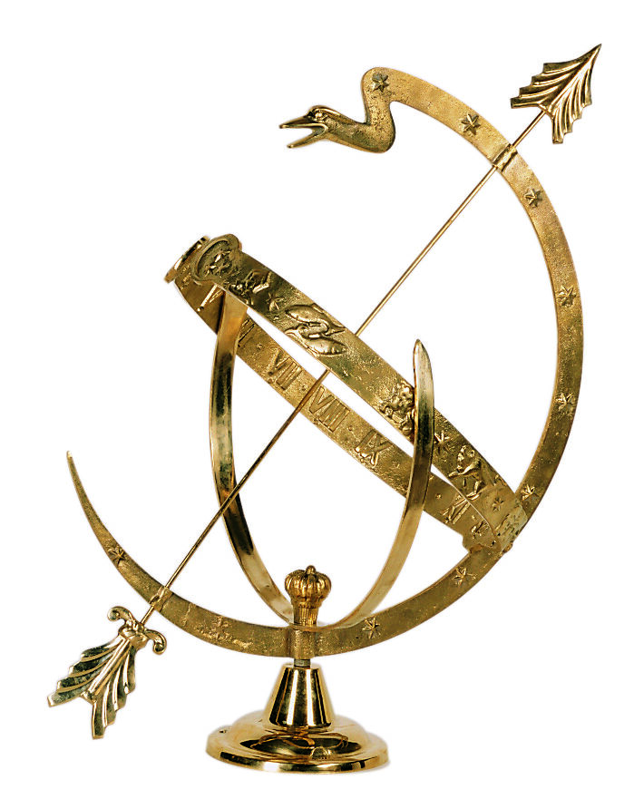 SO-21004 Sonnenuhr Sternzeichen aus Messingguss