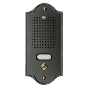 sprechanlage_livorno_1taster Sprechanlage Livorno einreihig 1 Klingelknopf mit anthrazitgrauer Oberfläche