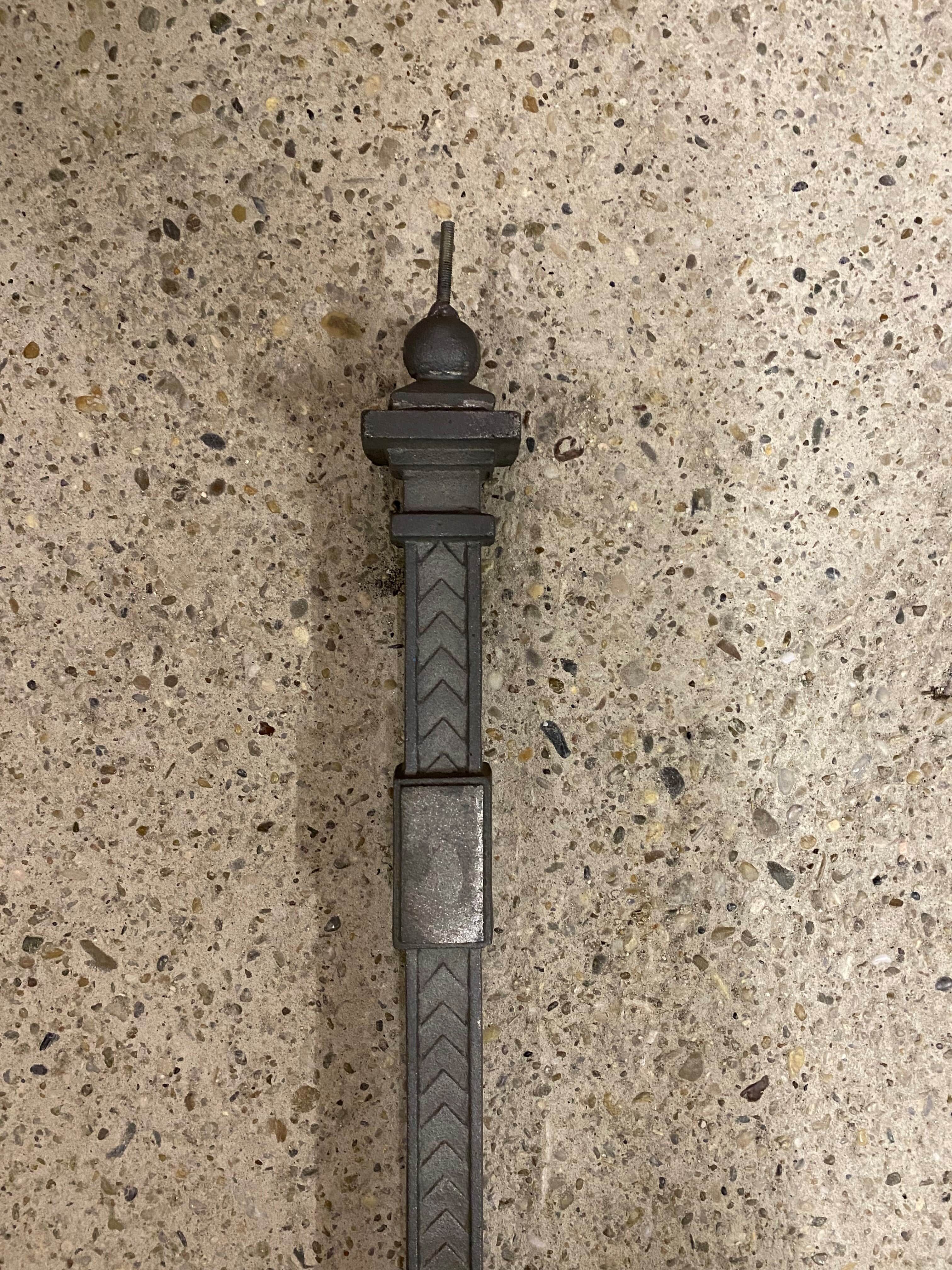 gelaendersteher-gusseisen-1566R-43-1 Oberteil Geländersteher 1566R-43