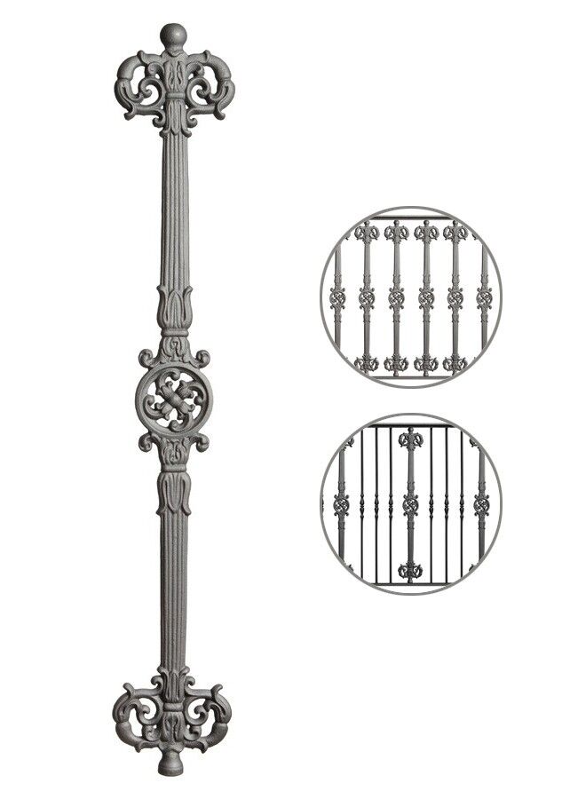 Geländer vertikal M525V aus Gusseisen