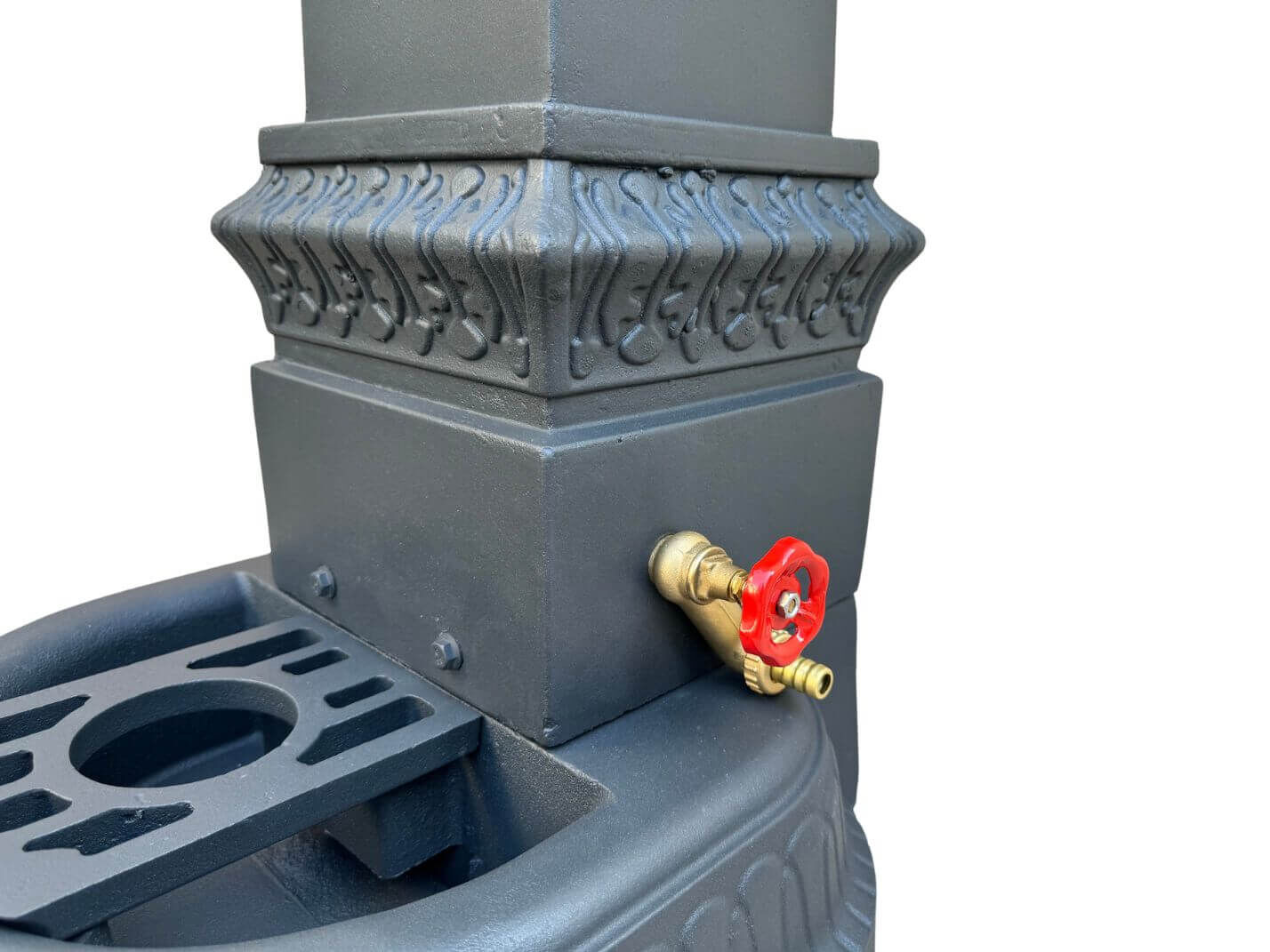 Seitliches Gartenventil aus Messing des Standbrunnen Hohenberg Gross Seitliches Gartenventil aus Messing des Standbrunnen Hohenberg Gross