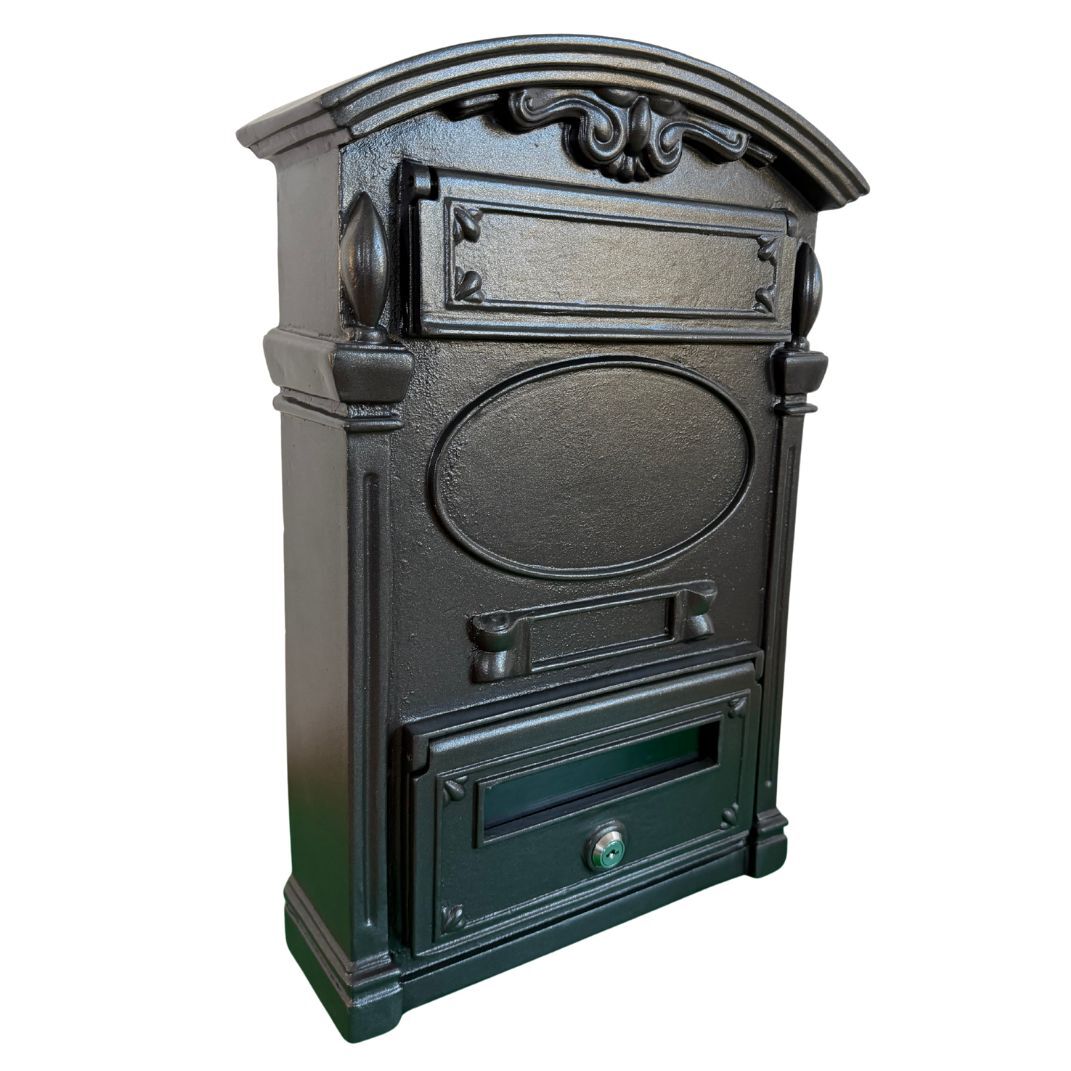 Wandbriefkasten Triest in Anthrazitgrau Eisenglimmer MLE7 - Aluminiumguss