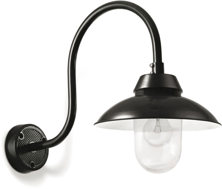 Retz Zylinder Wand Aluminium Schwarz W1600