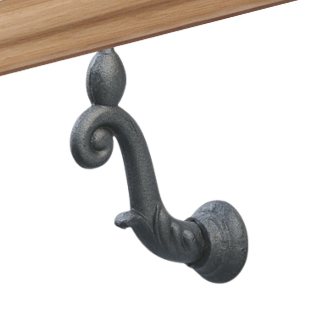 Abmessungen der klassischen Handlaufstuetze Art. 15308 Colloredo aus Gusseisen