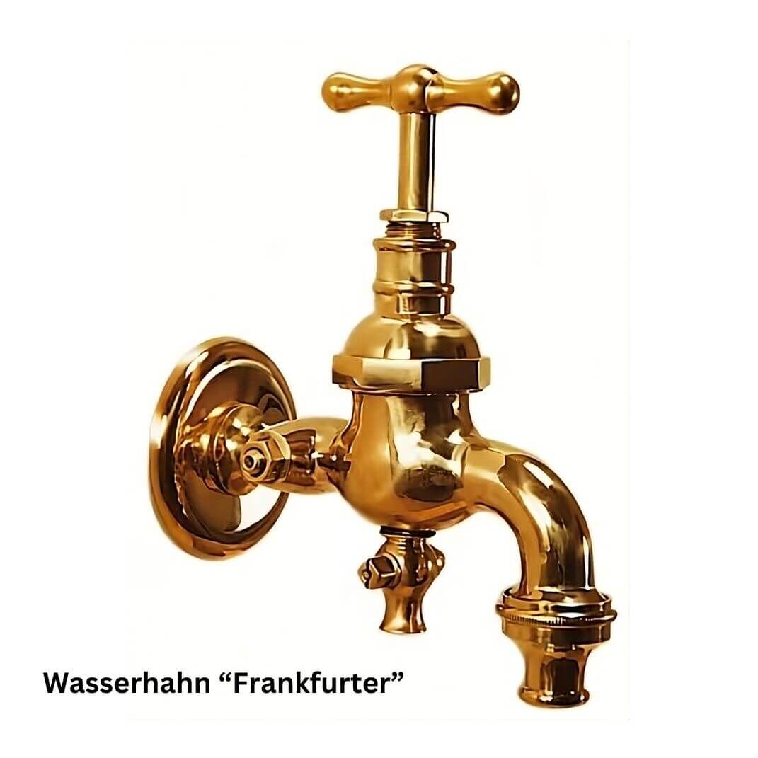 Messingwasserhahn "Frankfurter" - 1/2 Zoll Messingwasserhahn "Frankfurter" - 1/2 Zoll