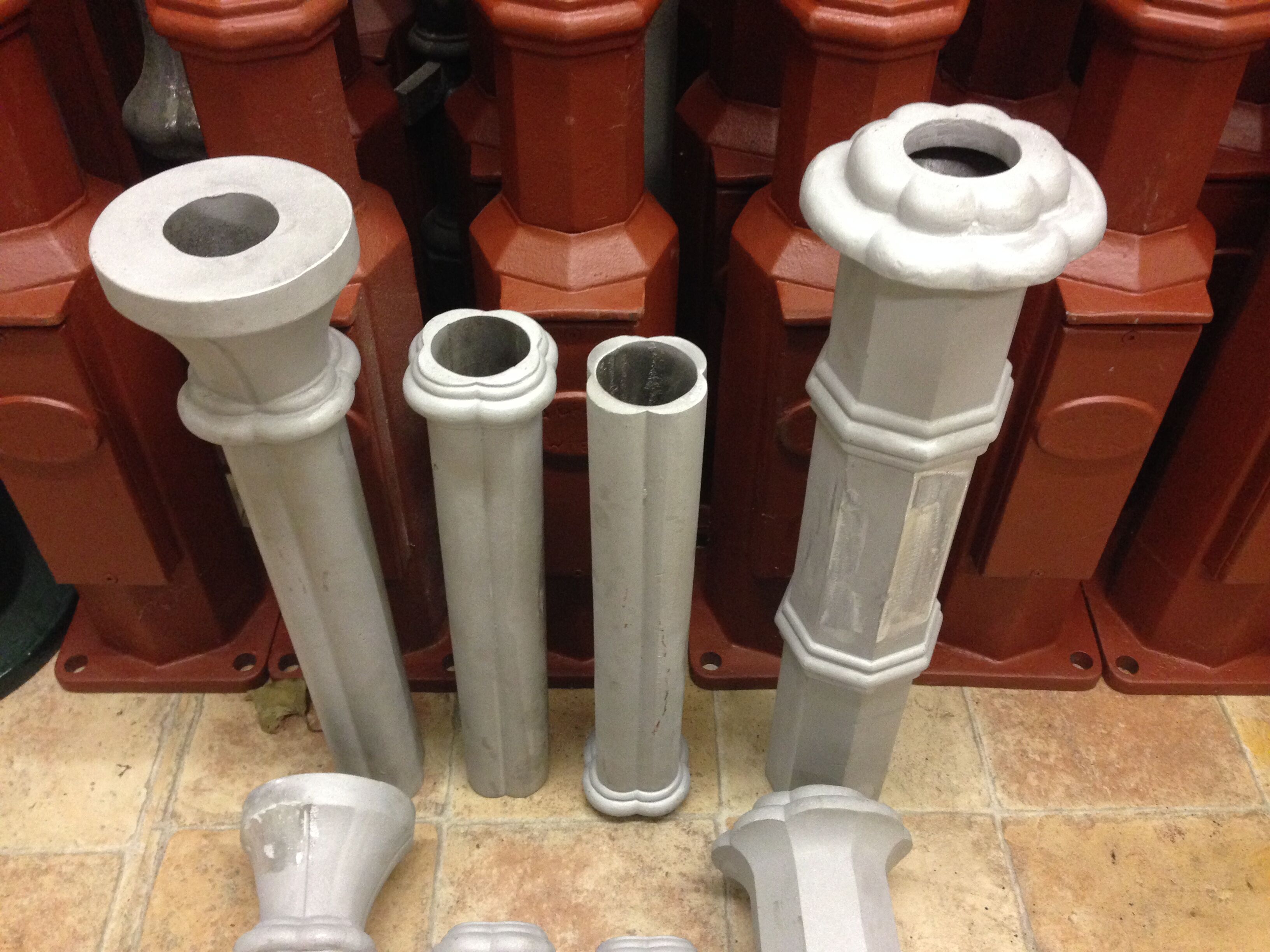 Thalhof-2 Rohraufschubteile Thalhof in Aluminium roh