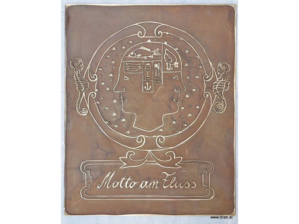 messingtafel-braun-patiniert-mottoamfluss-1