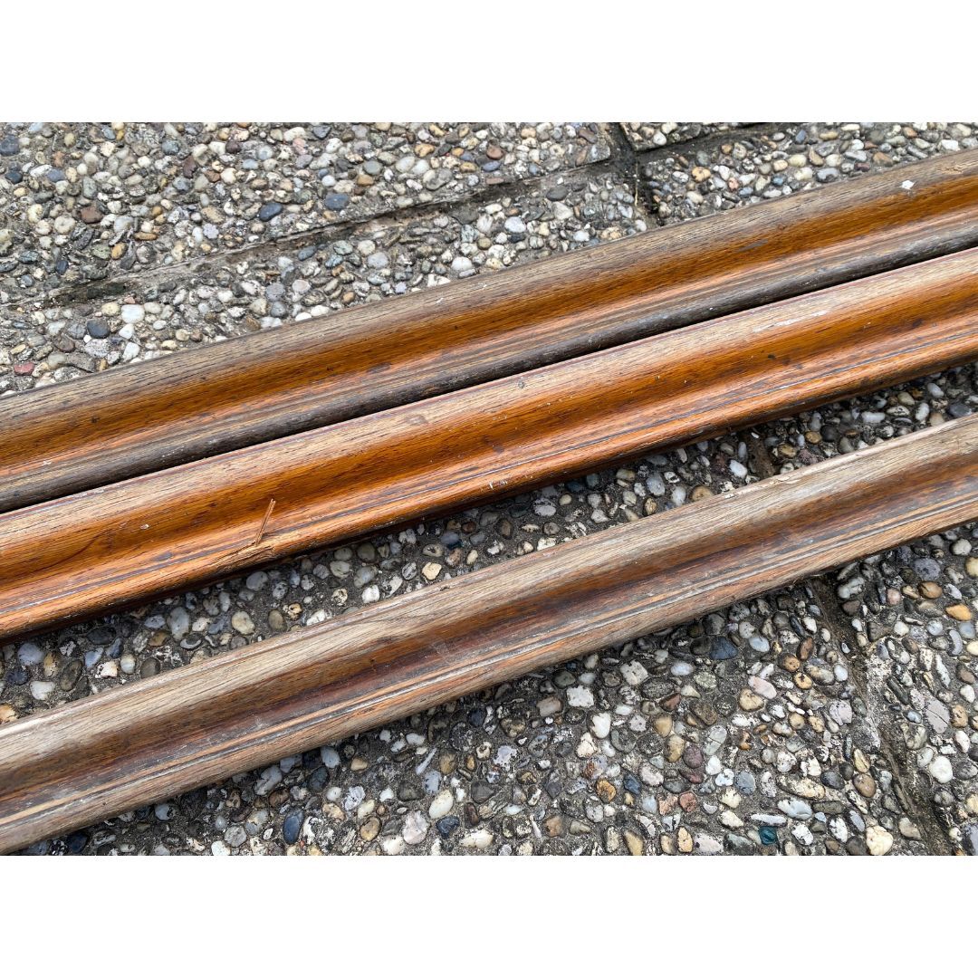 Alter Handlauf aus Holz - 3 teilig