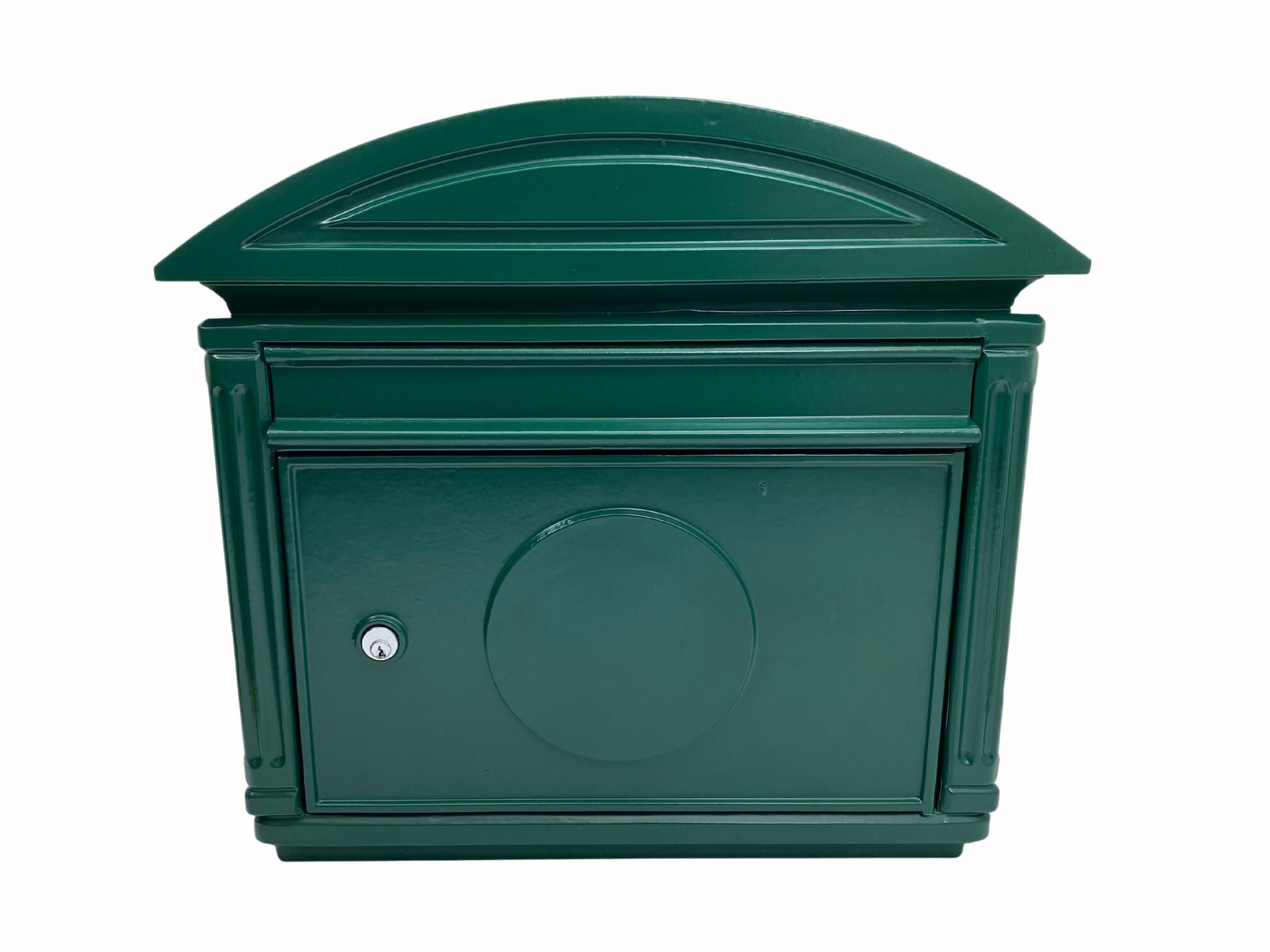 nostalgie-briefkasten-wien-moosgruen-1 Nostalgie Briefkasten Wien in Moosgrün ohne Wappen