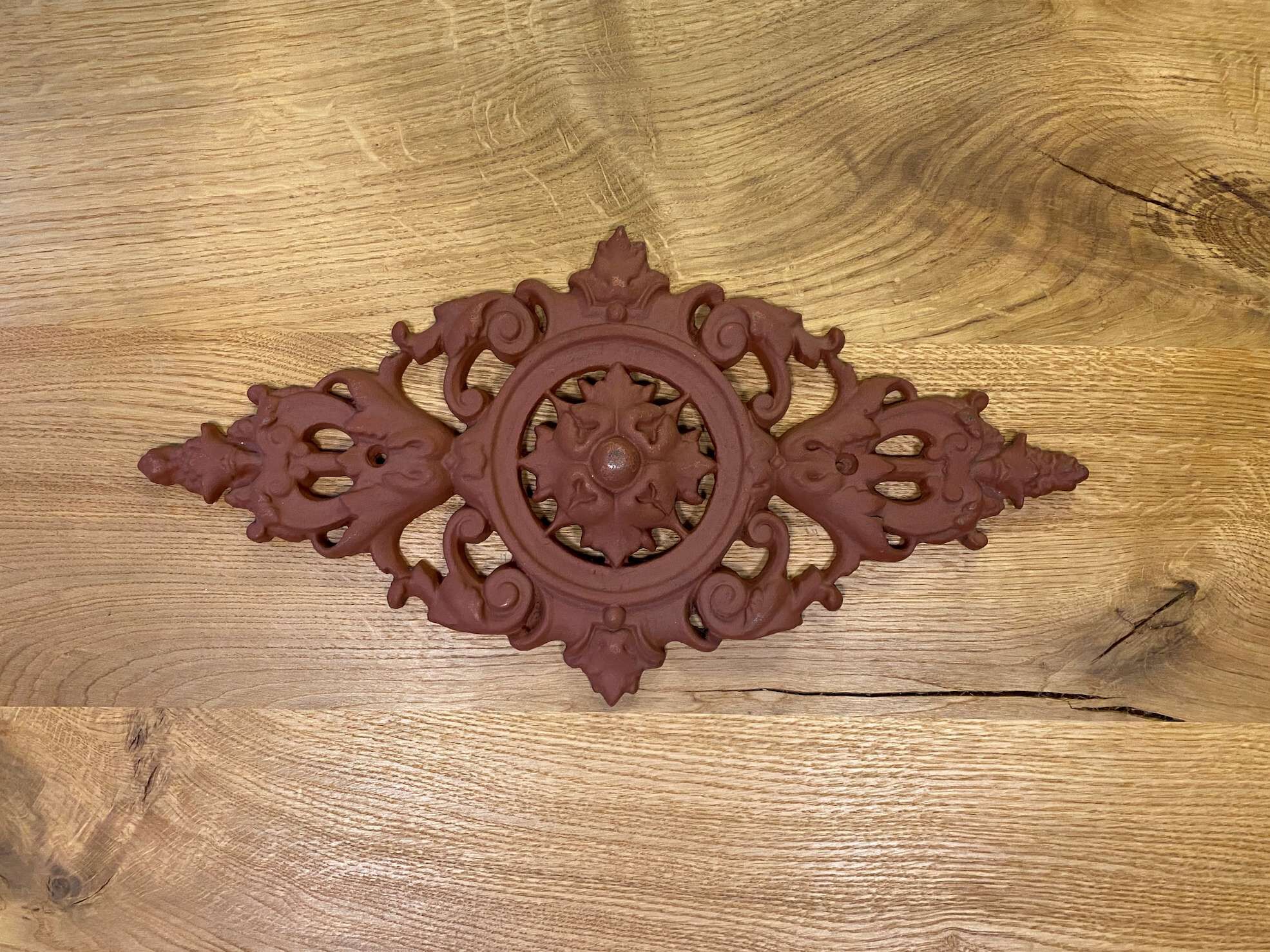 palmette-15183ggg-gusseisen-grundiert Verzierte Palmette aus Gusseisen - nur grundiert (nicht lackiert)