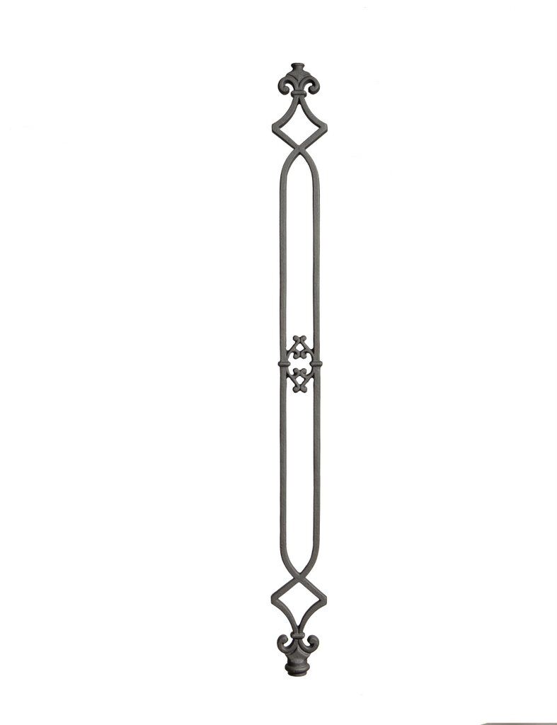 Geländerteil M543V vertikal aus Gusseisen