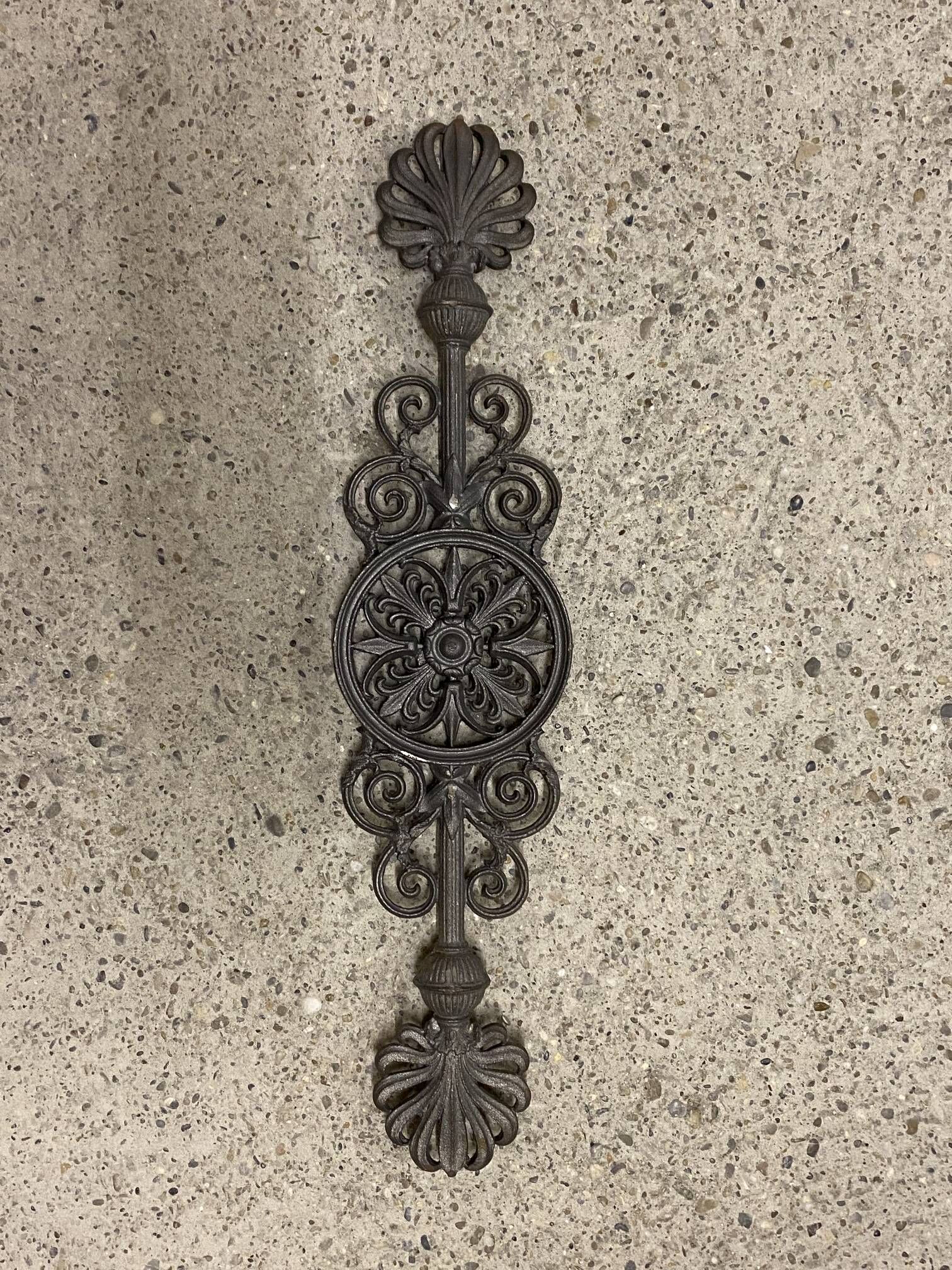 gelaenderteil-12v-sach-k-gusseisen-1 klassisches Ziergitter (Geländerelement 12s-sach-k) aus Gusseisen