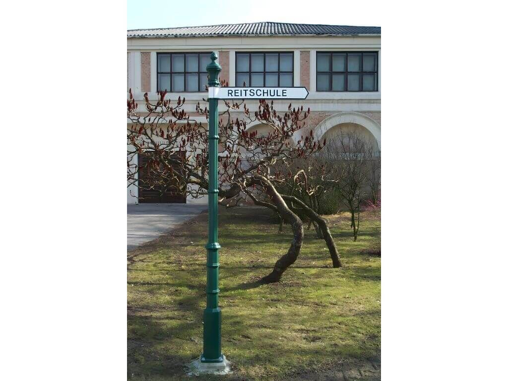 klassischer Hinweiszeiger aus Aluminiumguss klassischer Hinweiszeiger aus Aluminiumguss