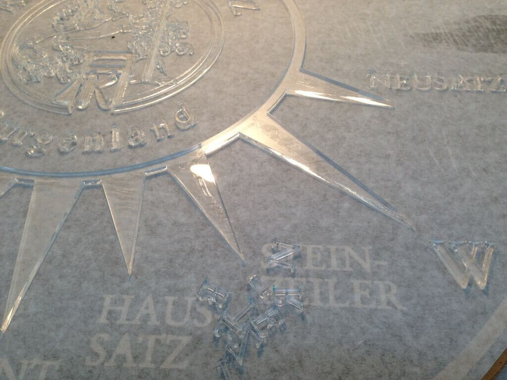 Erstellung des Gussmodells für die individuelle Schachtabdeckung des Weingut Kollwentz Erstellung des Gussmodells für die individuelle Schachtabdeckung des Weingut Kollwentz