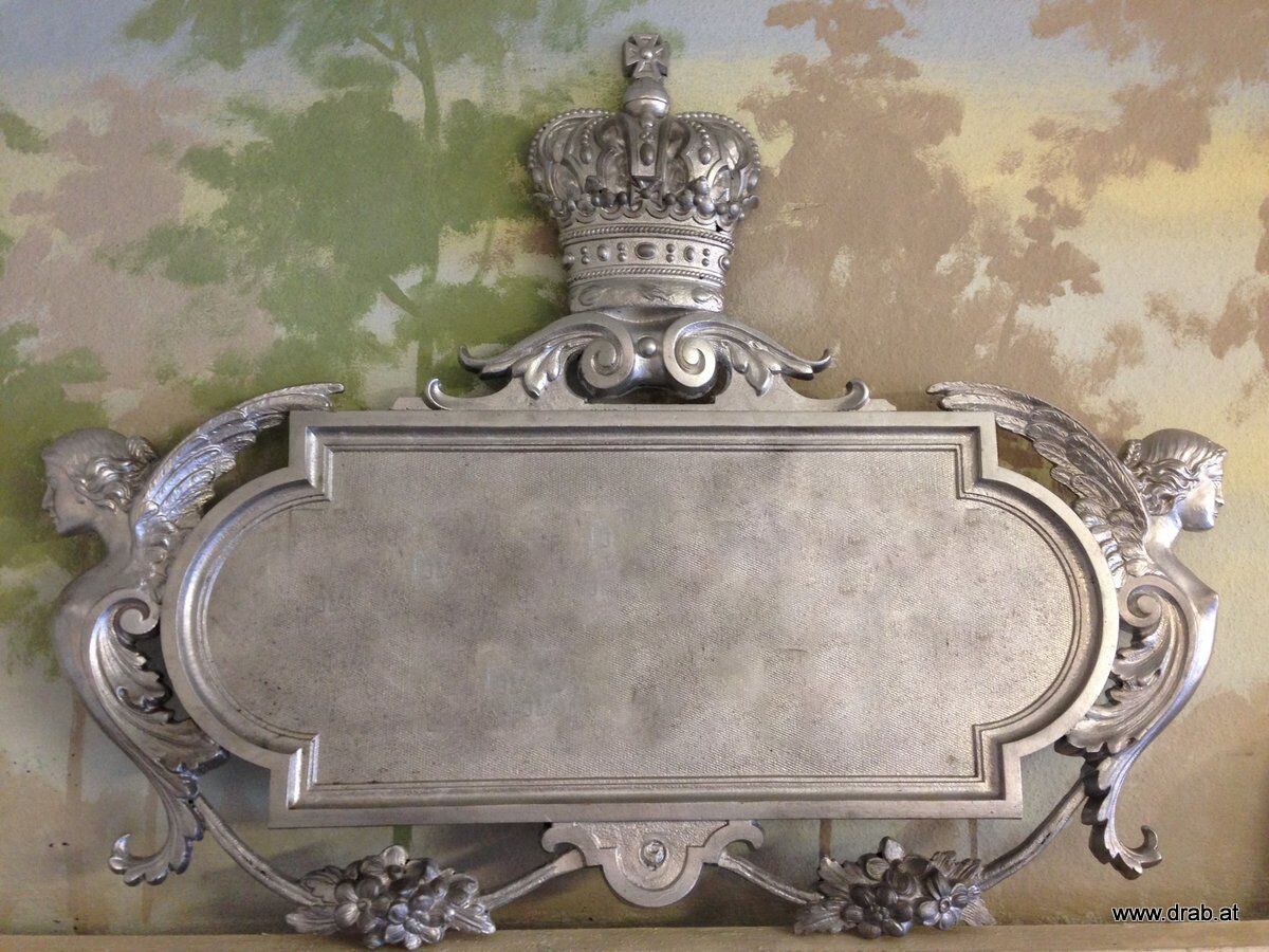 promenaden_schild_gmunden Hinweistafel aus Aluminium, Messing & Bronzeguss - eigener Text/Muster