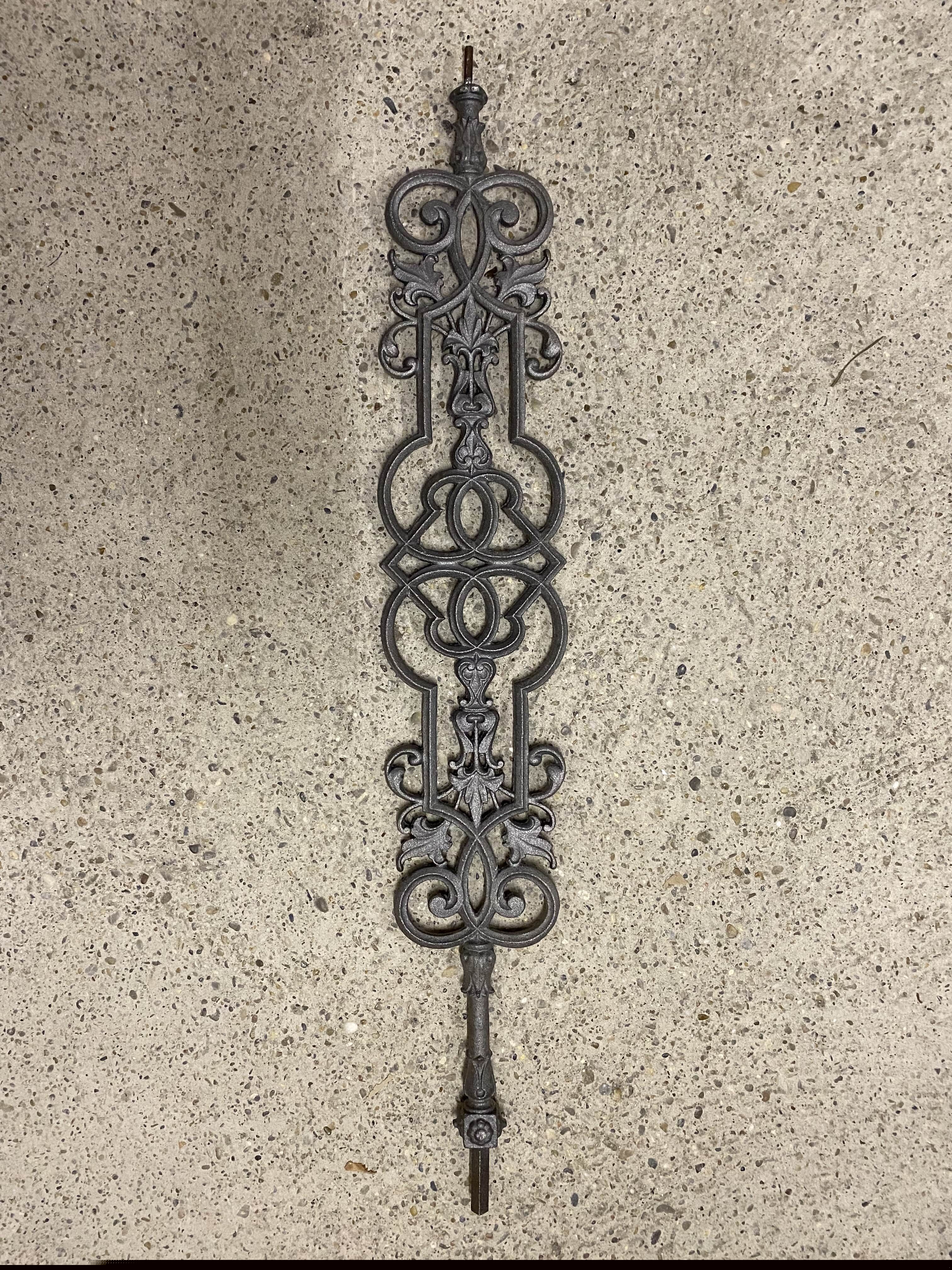 15673-40-gelaender-gitter-gusseisen-1 historisches Gusseisen-Geländerelement 15673-40