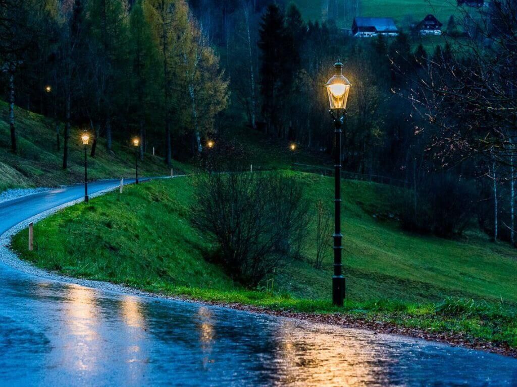 Historische Strassenlaternen mit LED Einsatz Historische Strassenlaternen mit LED Einsatz