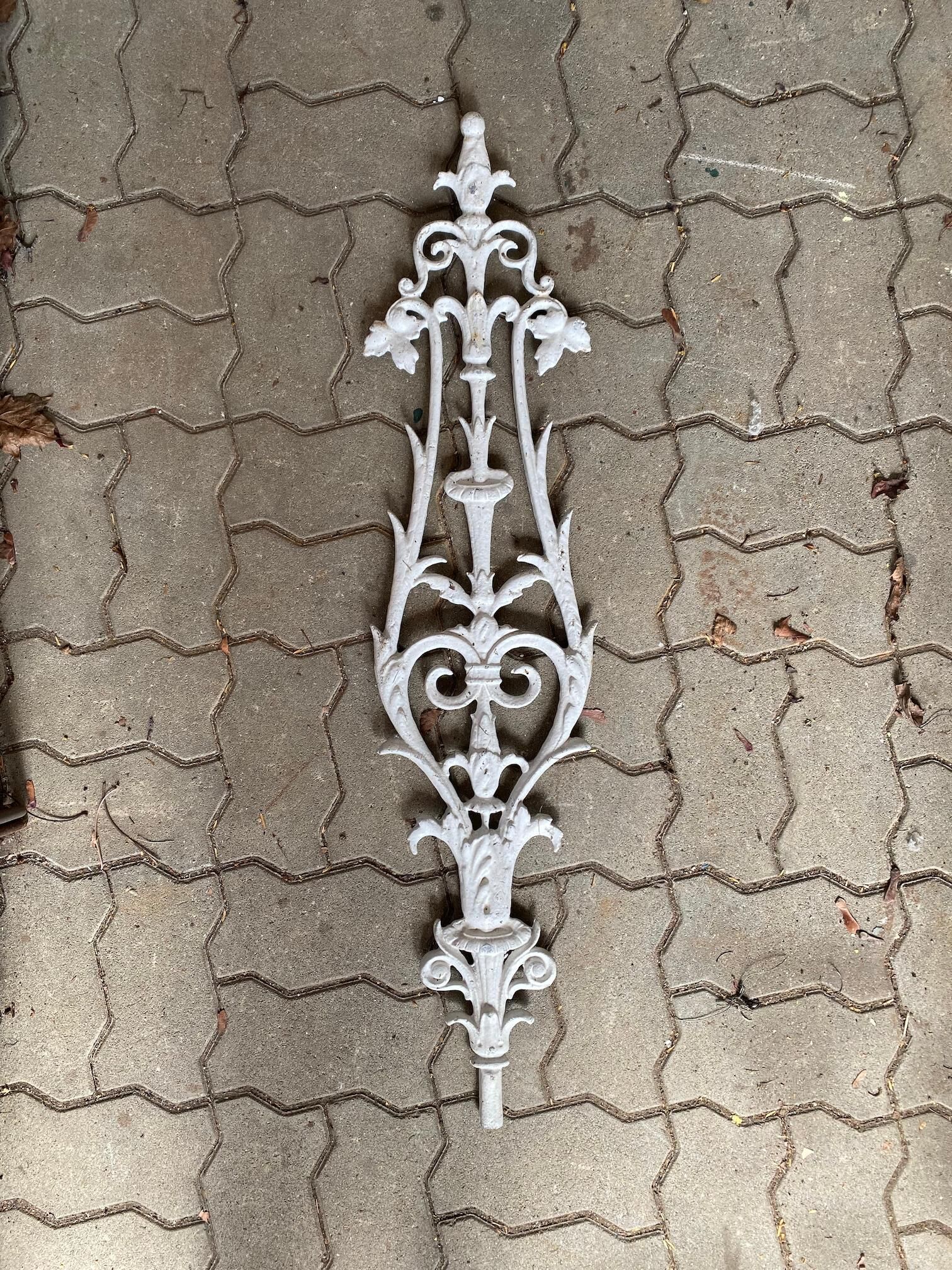 stiegenhausgelaender-altbau-aluminiumguss-cp9v-1 Altbau Geländerteil / Ziergitter CP-9V aus Aluminiumguss- Altbestand