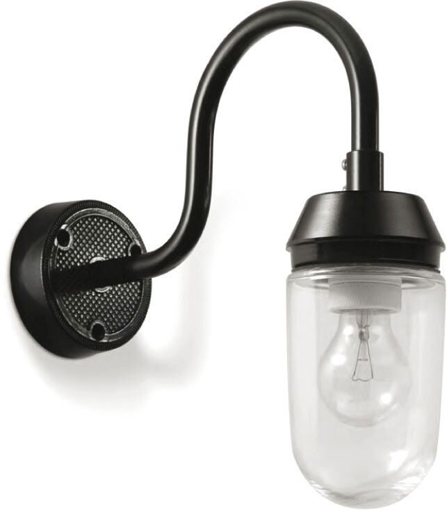 pulkau-wandleuchte-schwarz reduzierte Wandleuchte Pulkau | Moosgrün