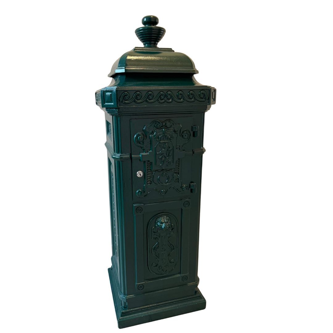 Grüner Standbriefkasten Grüner Standbriefkasten