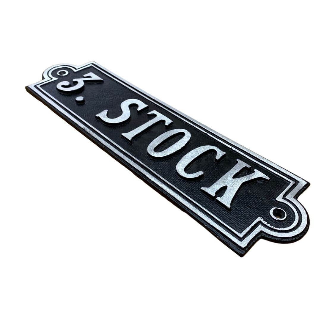 Stockwerkstafel 3. Stock - Art. 20305 aus Aluminiumguss Stockwerkstafel 3. Stock - Art. 20305 aus Aluminiumguss