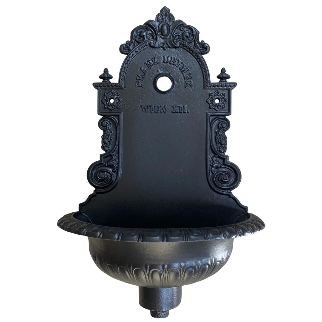 restaurierte Bassena 115gsm ohne Maske - Schwarz Matt emailliert restaurierte Bassena 115gsm ohne Maske - Schwarz Matt emailliert