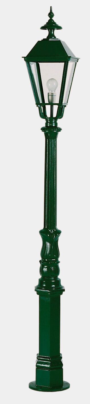 4131_1410_rom_london nostalgische Gartenleuchte - Kombination 2 in RAL 6005 Moosgrün