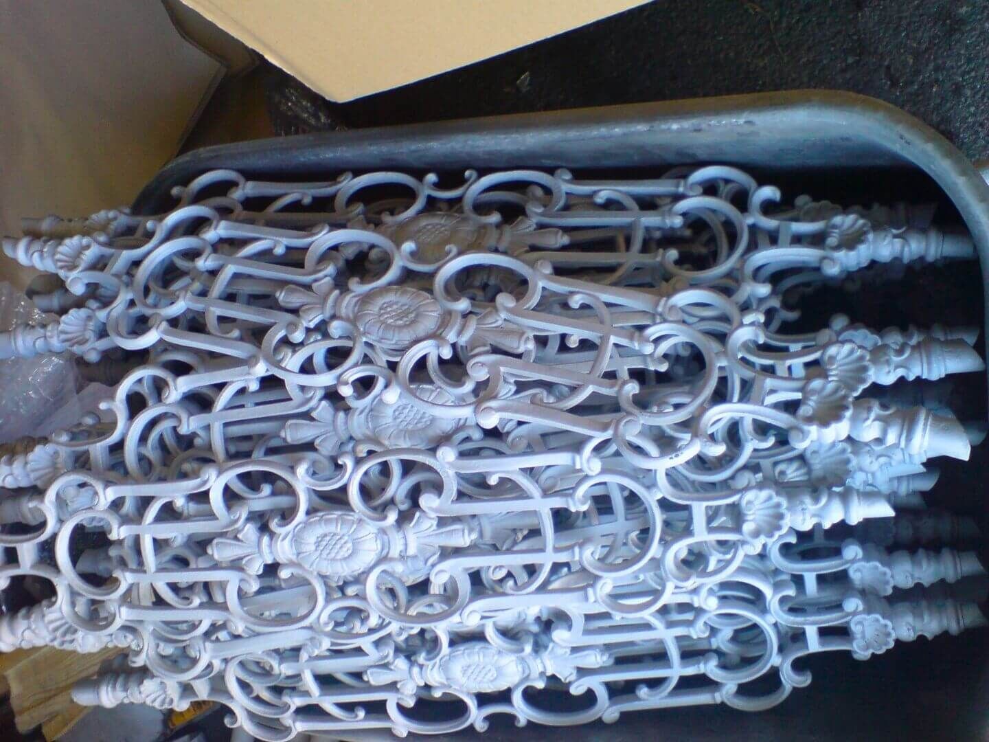 Reproduktion historischer Gussgeländer aus Aluminiumguss Reproduktion historischer Gussgeländer aus Aluminiumguss