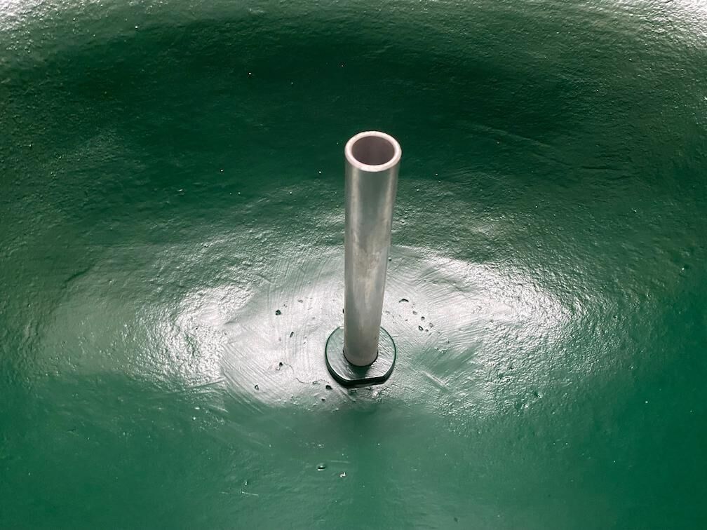 brunnenschale-stilvoll-moosgruen-gusseisen-5 Rohr