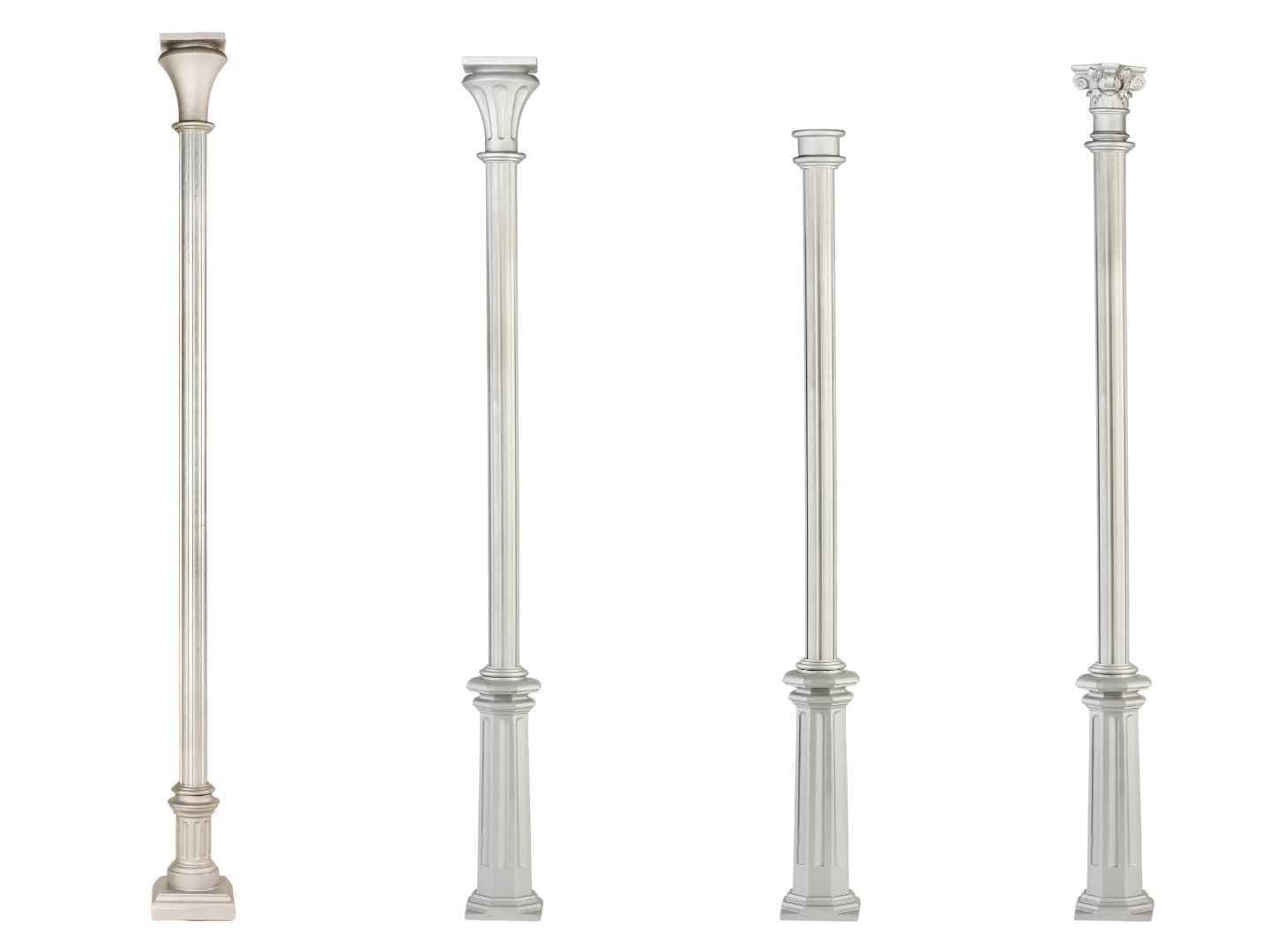 Nostalgisches Säulensystem - Dm 80 mm | modularer Aufbau Nostalgisches Säulensystem - Dm 80 mm | modularer Aufbau