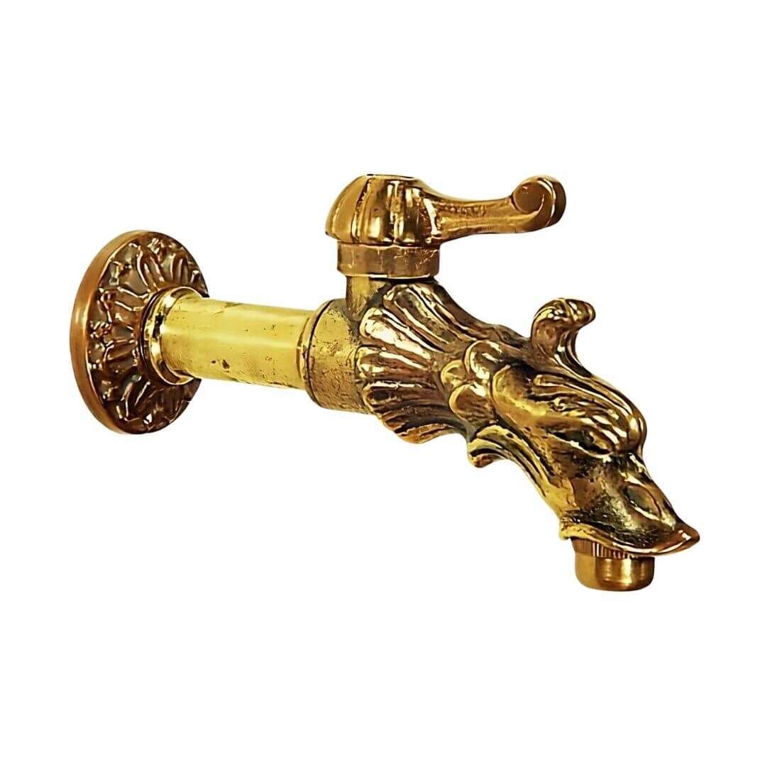 Wasserhahn Drachenspeier Art. 10406 aus Messing Wasserhahn Drachenspeier Art. 10406 aus Messing