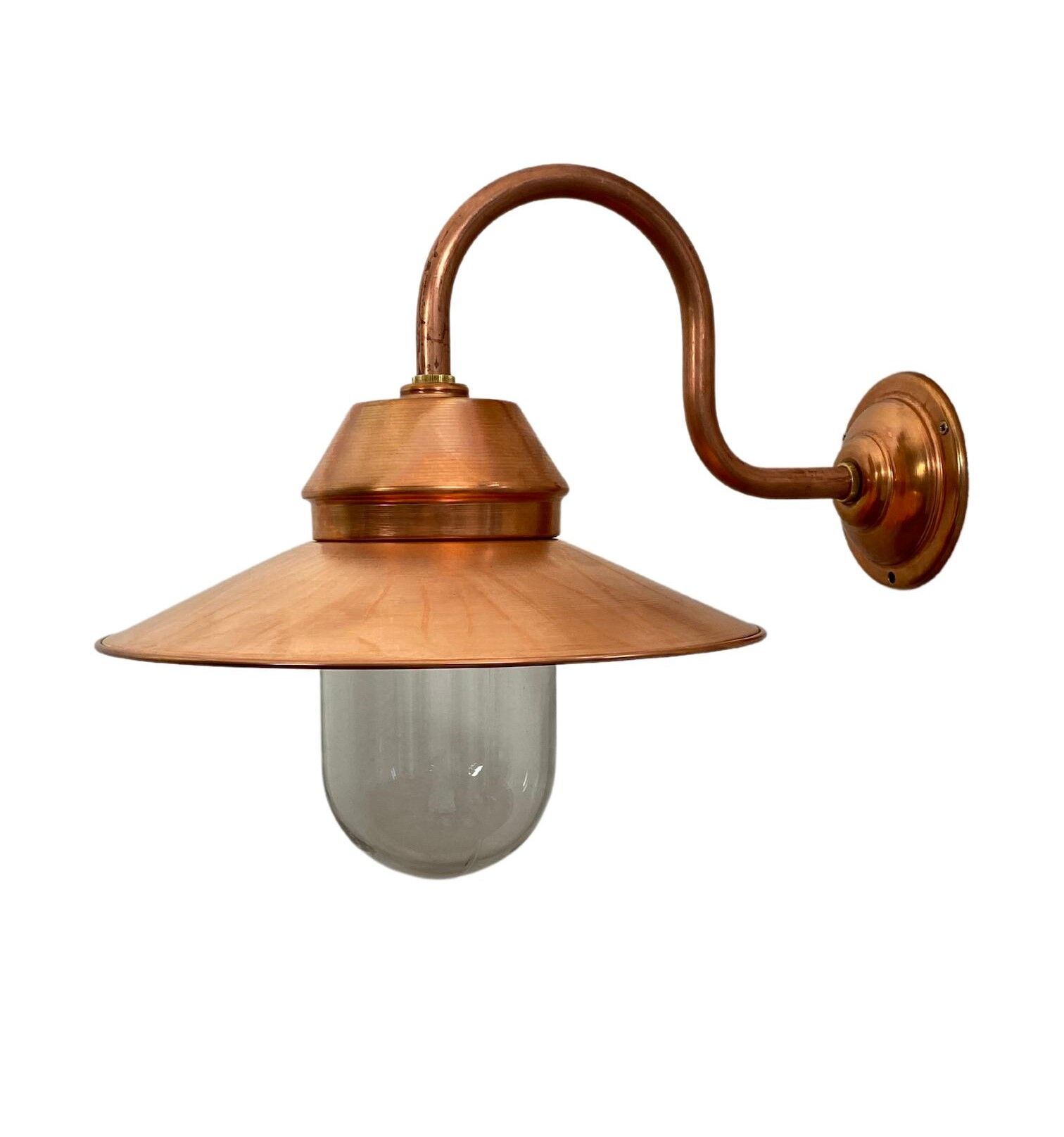 rustikale-wandleuchte-schirmleuchte-krems-kupfer-2 Rustikale Wandleuchte aus Kupfer natur