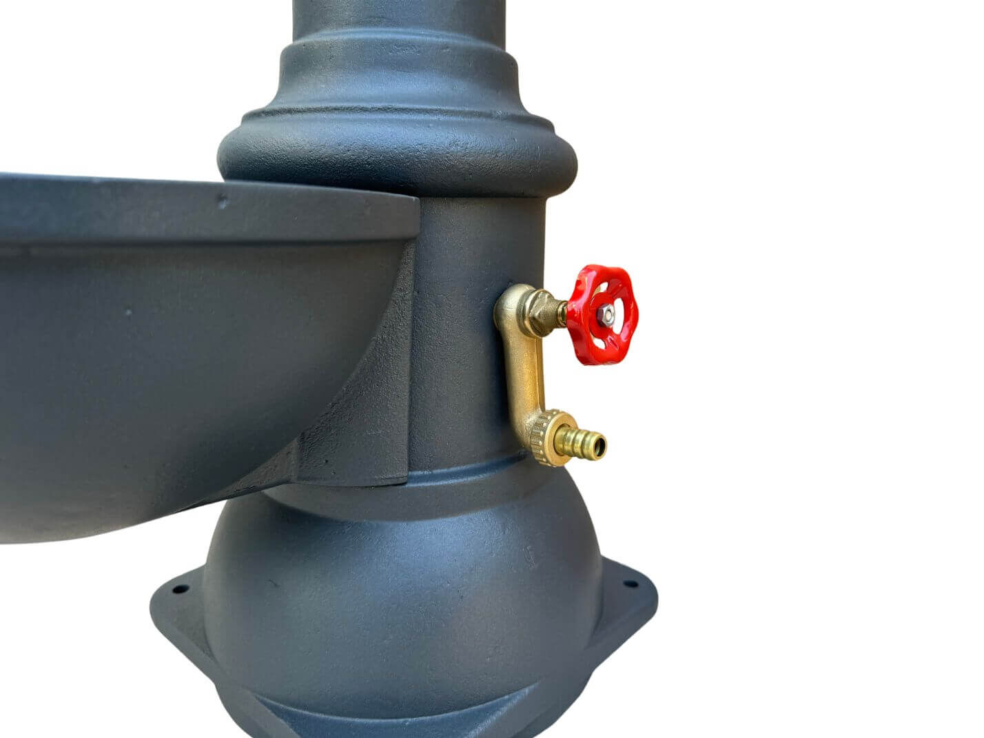 Seitlicher Gartenschlauchanschluss Seitlicher Gartenschlauchanschluss