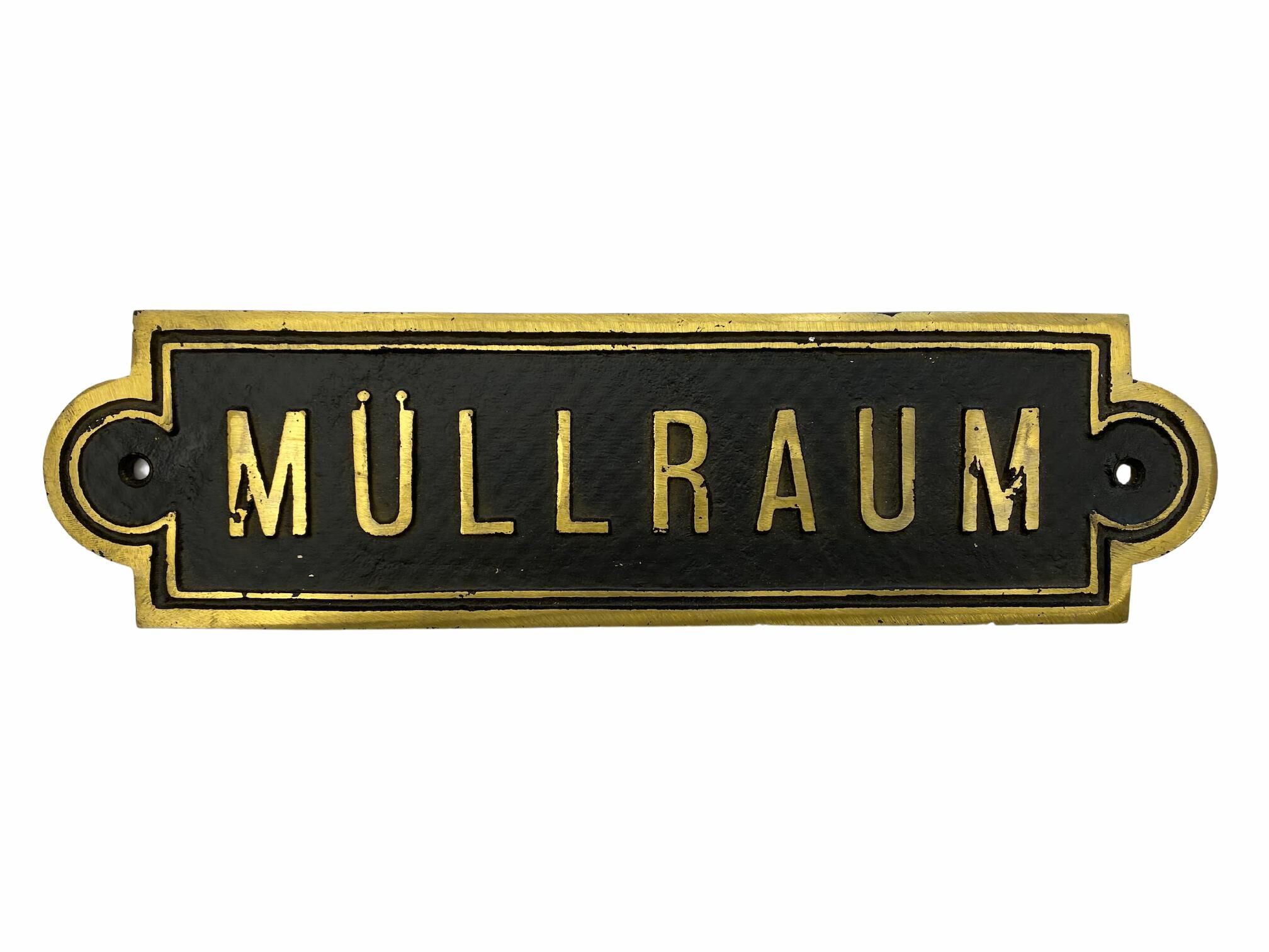 muellraum-stockwerkschild-messingschild-1 Messingschild Müllraum