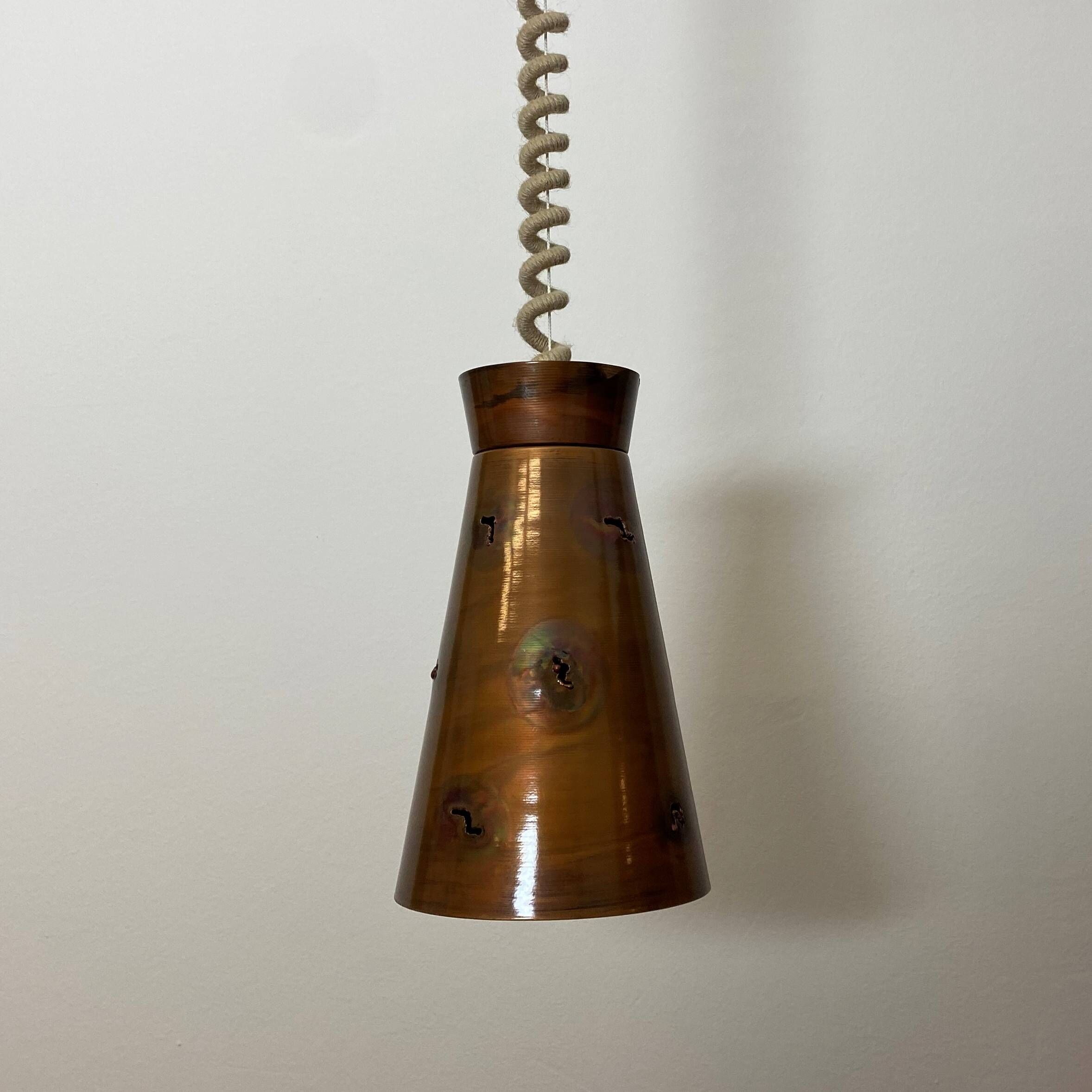 kupferleuchte-haengeleuchte-soelden-13 Hängeleuchte Sölden aus geflammten Kupfer