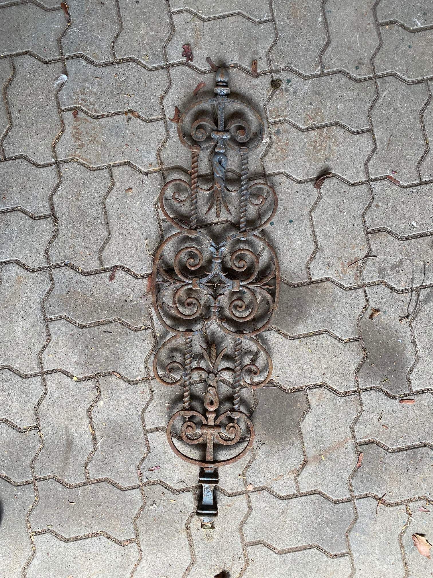 Stiegenhausgeländer CP-16V aus Grauguss