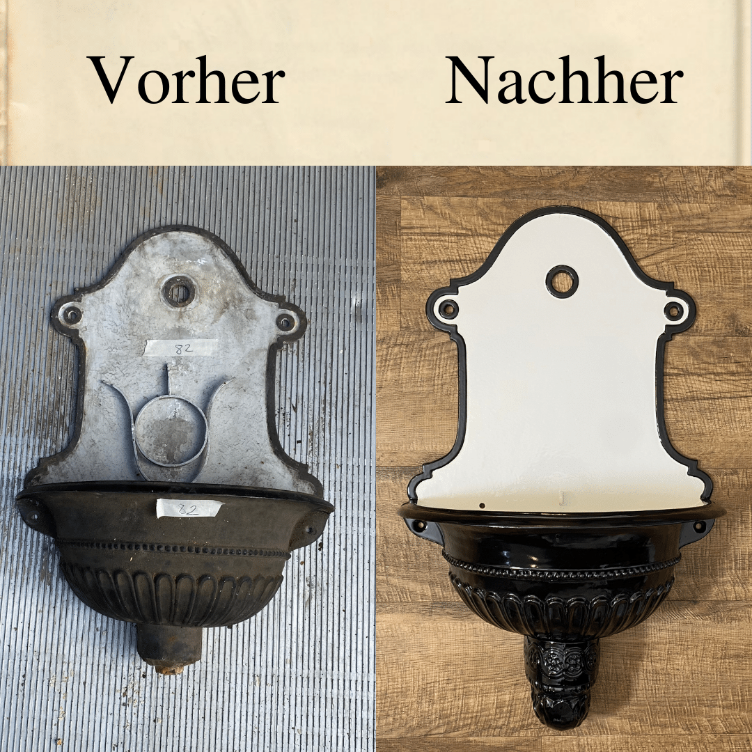 Vor und nach der Restaurierung 