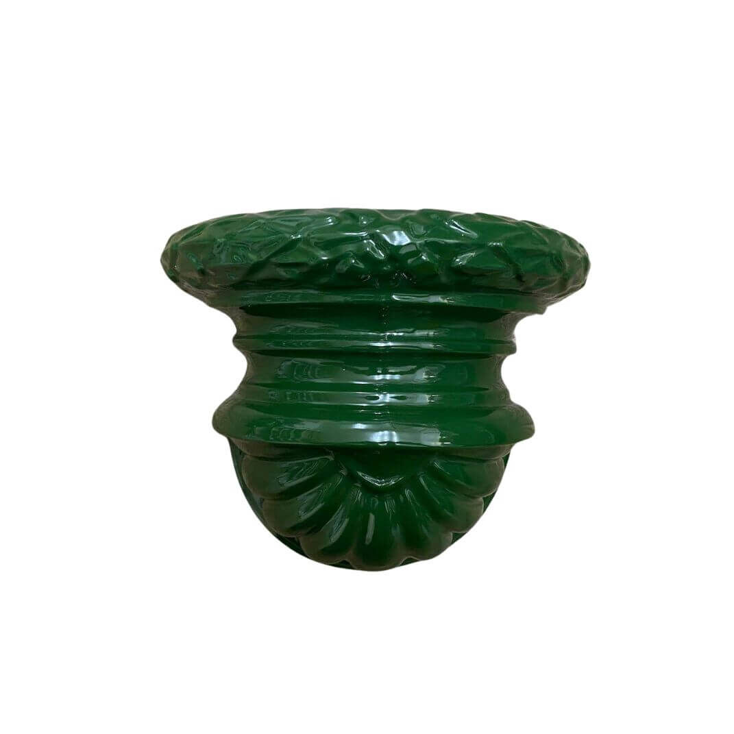 Grün emaillierte Abdeckung (Maske) der Alt Wiener Bassena M100g Grün emaillierte Abdeckung (Maske) der Alt Wiener Bassena M100g