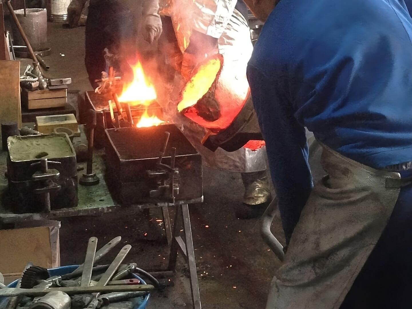 Reproduktion historischer Handlaufstützen aus Gusseisen Reproduktion historischer Handlaufstützen aus Gusseisen