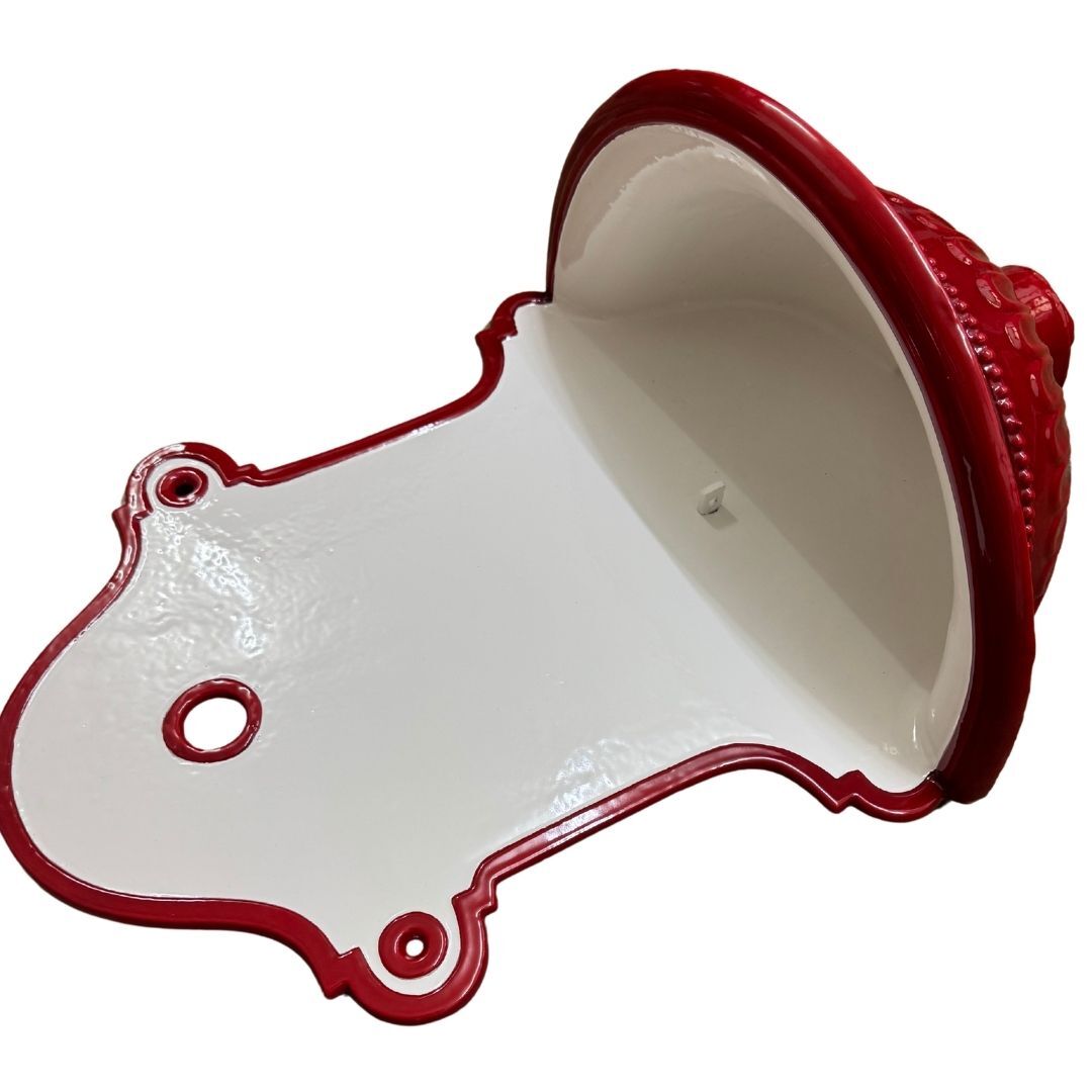 rot emaillierte Gusseisen-Bassena rot emaillierte Gusseisen-Bassena