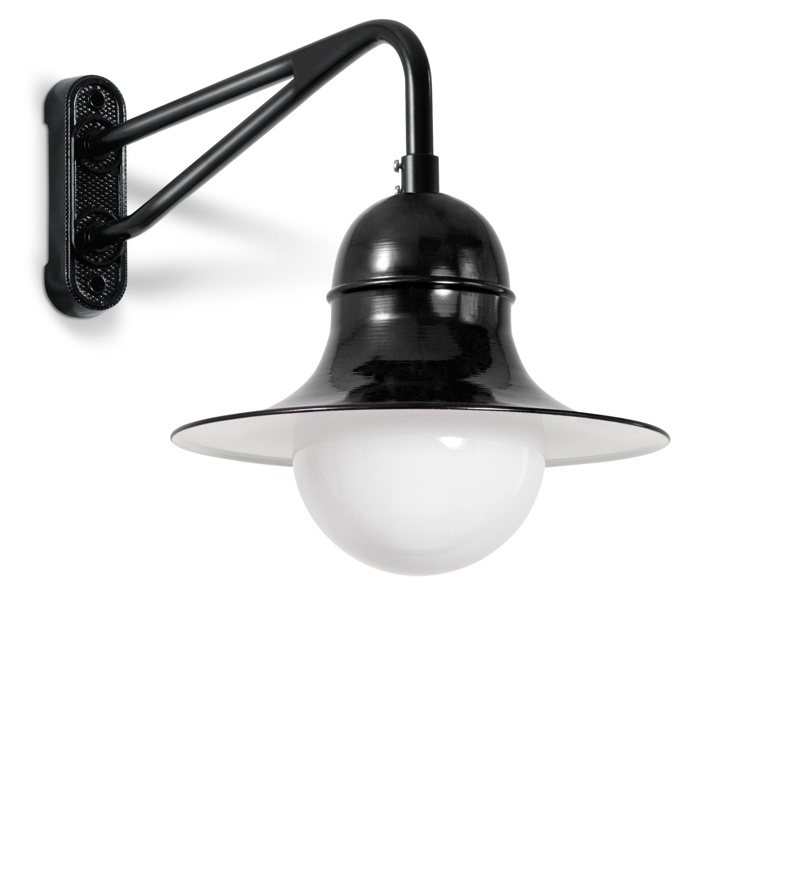 ke_siegen_kugel_wand Wandleuchte Wels Kugel Wand Doppelrohr senkrecht Reflektordurchmesser 450 mm