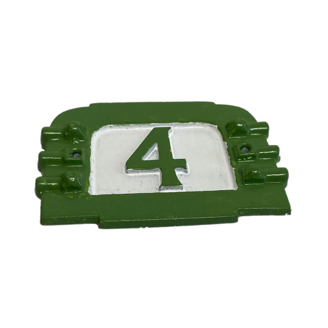 Jugendstil Türnummernschild Art. 21408 Otto Wagner II - Grün/Weiß Jugendstil Türnummernschild Art. 21408 Otto Wagner II - Grün/Weiß