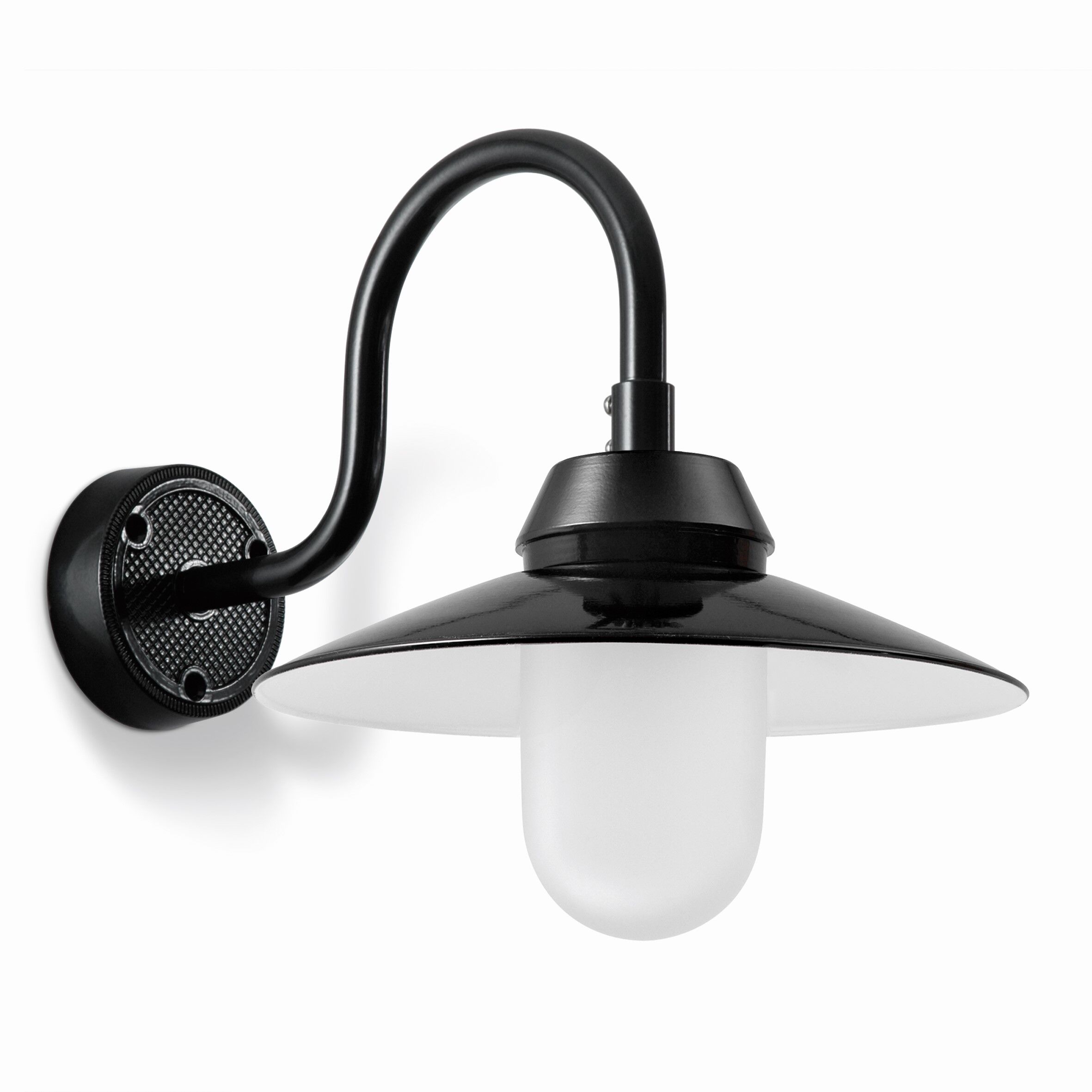 ke_bremen_zylinder_wand_cmyk Krems Zylinder Wand geschwungener Arm mit Refelektordurchmesser 250 mm und mattiertem Glas