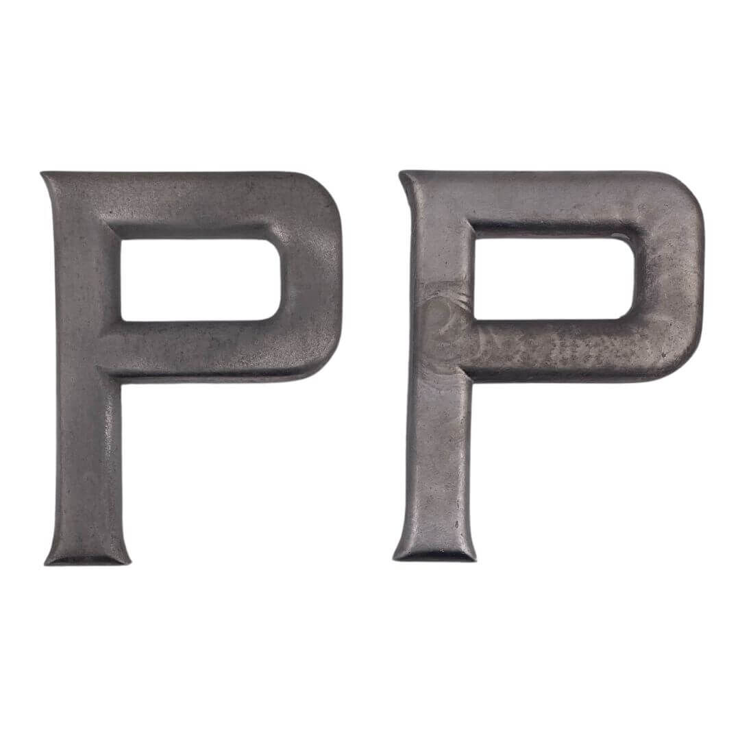 Abguss von Hausfassadenbuchstaben aus Aluminium Abguss von Hausfassadenbuchstaben aus Aluminium